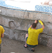 Герметизация бетонного бассейна
