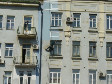 Окраска наружных стен по штукатурке