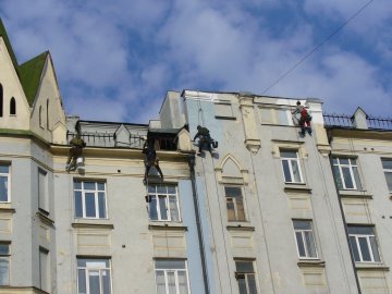Цены на покраску фасада