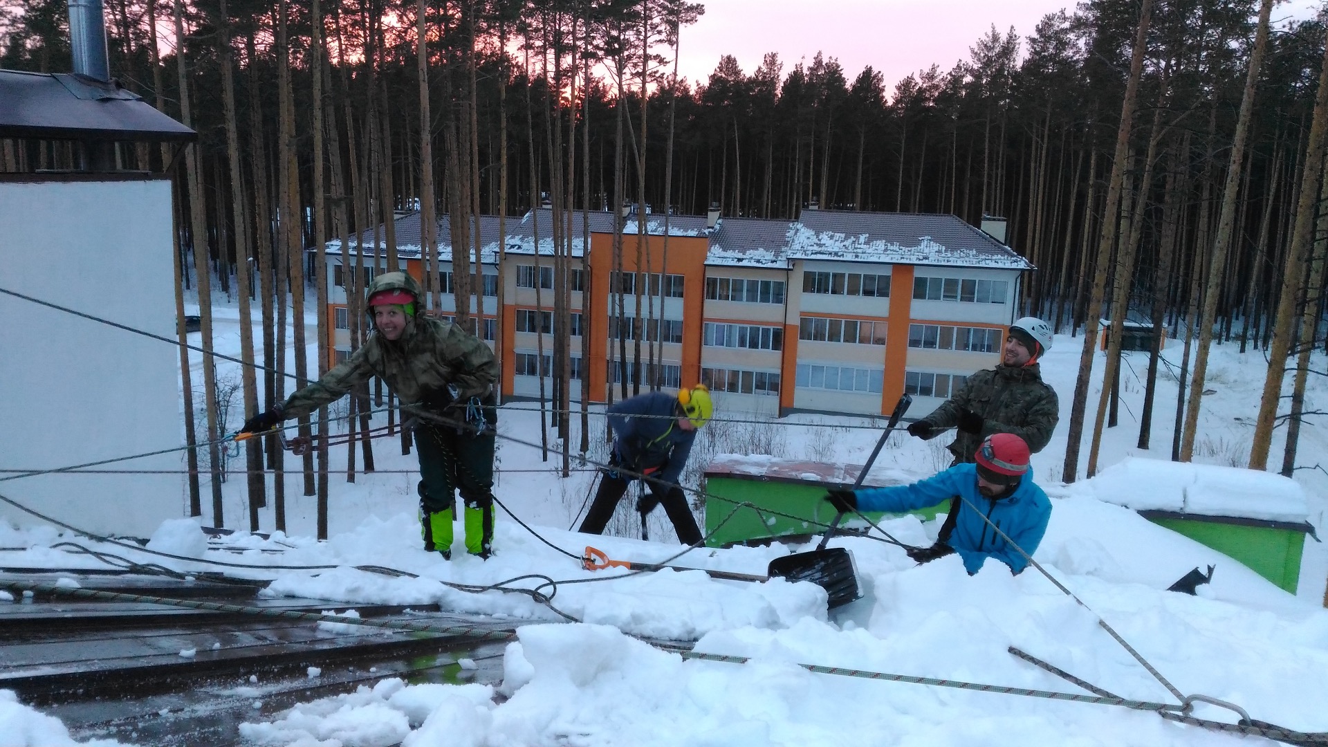 Уборка снега на железной дороге г. Екатеринбург, Свердловская область