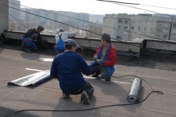 ремонт крыши здания