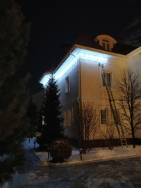 подсветка фасада дома екатеринбург