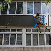 Герметизация балконов и плит перекрытия