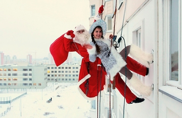 Дед Мороз – альпинист