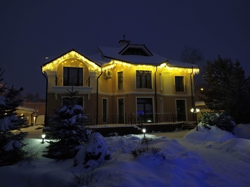 подсветка дома новогодняя цена
