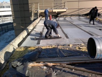 ремонт крыши школы