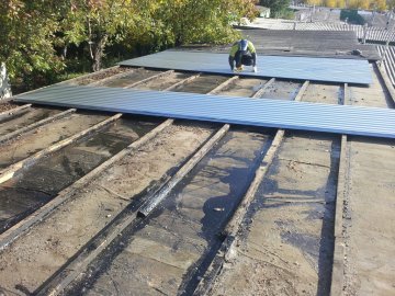 ремонт фальцевой крыши