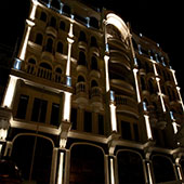 Архитектурное светодиодное оформление фасадов в Екатеринбурге