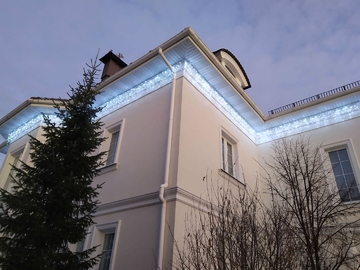 световое оформление фасадов зданий